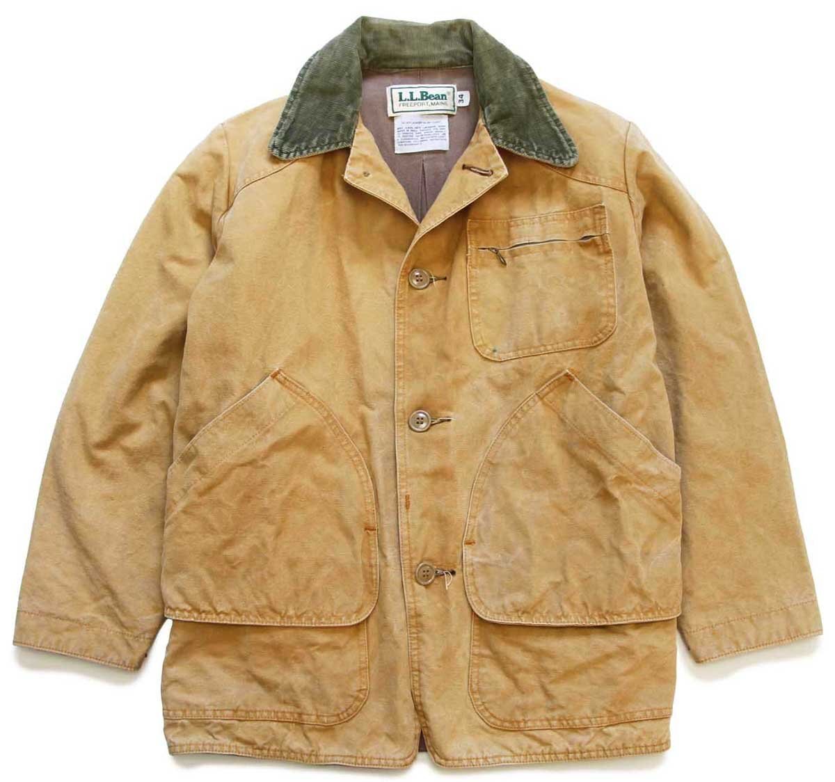 80s L.L.Bean ダック地 ハンティングジャケット 茶 34 - Sixpacjoe Web