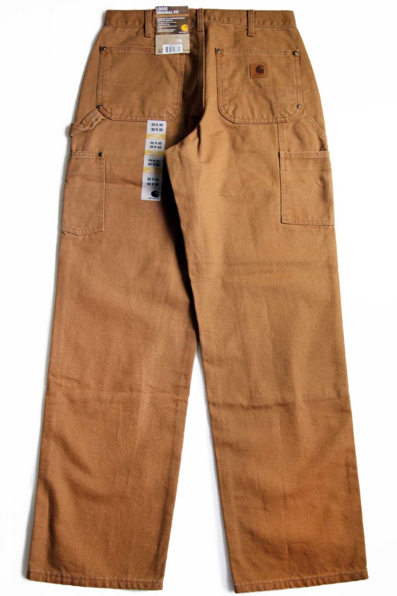 デッドストック☆メキシコ製 carharttカーハート ダック地 ダブルニー