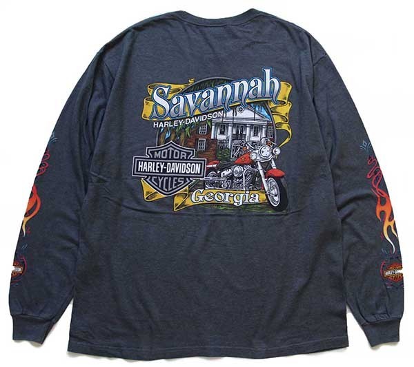 00s USA製 Hanes HARLEY-DAVIDSONハーレー ダビッドソン フレイムス