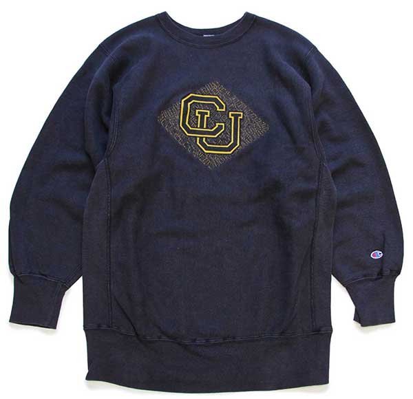 90s USA製 Championチャンピオン CU 刺繍 リバースウィーブ スウェット