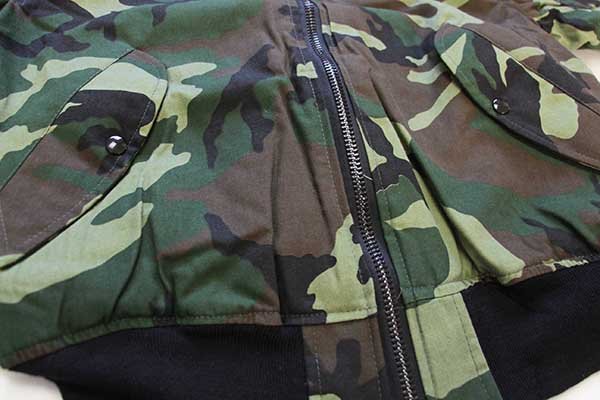 デッドストック☆90s USA製 CORINTH ウッドランドカモ コットン MA-1