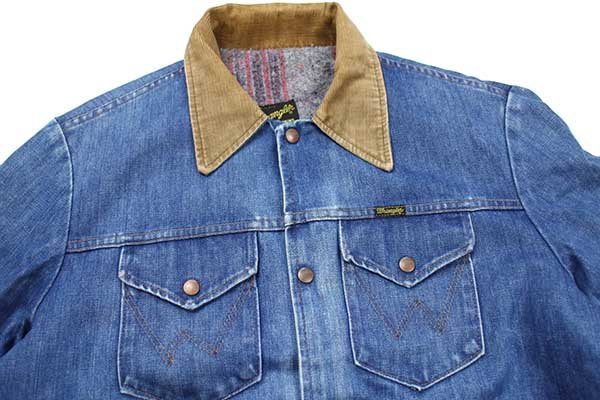 70s USA製 Wranglerラングラー JL720NV NO-FAULT ブランケットライナー