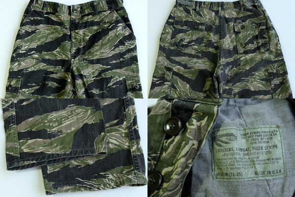 80s USA製 タイガーカモ カーゴパンツ M - Sixpacjoe Web Shop