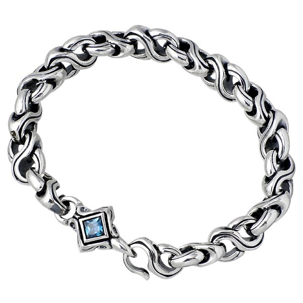 M's collection(エムズ コレクション) シルバー ブレスレット ストーン