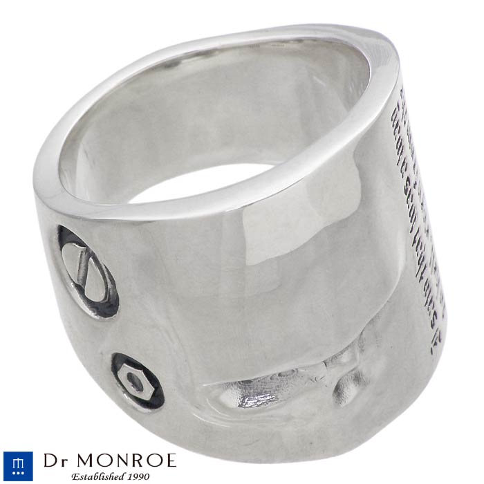 ドクターモンロー Dr MONROE シルバー リング ファントム スカル
