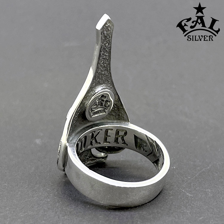 エフエーエル F.A.L FAL シルバー リング Destiny arrow スペード