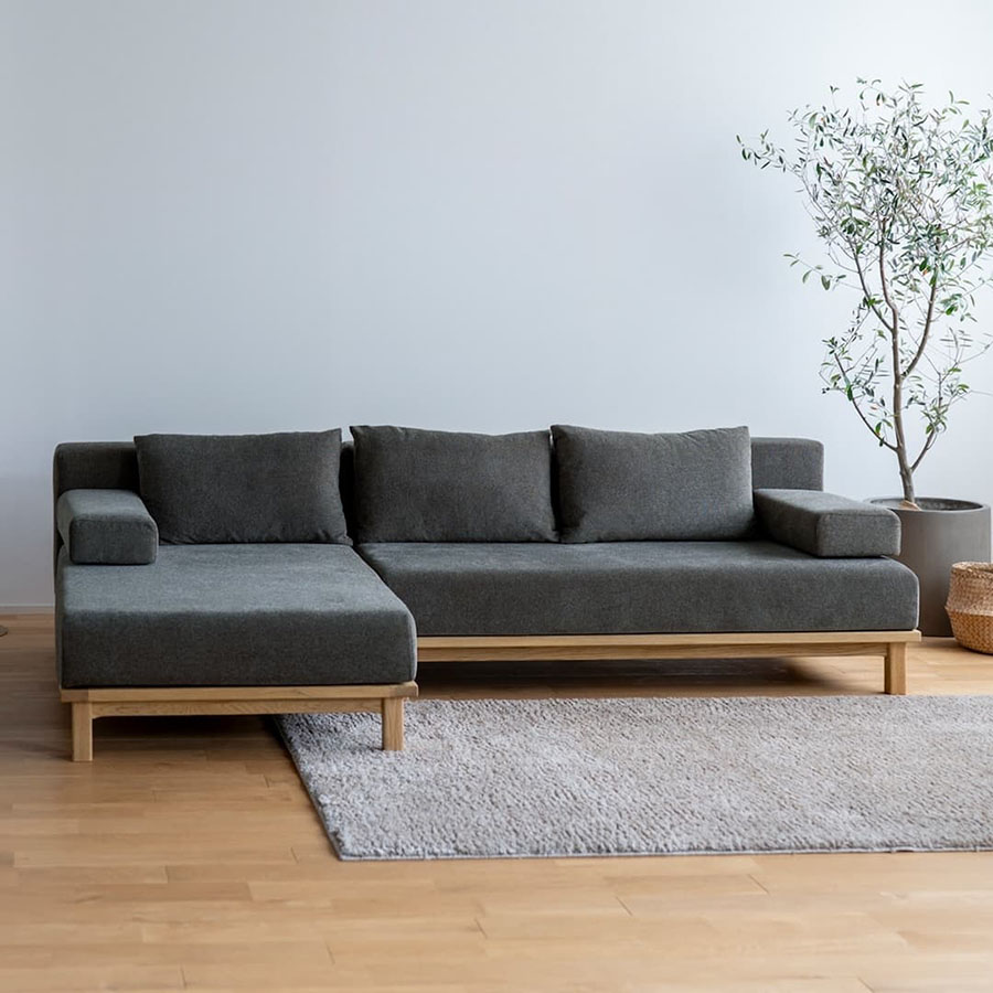 SIEVE】レクト ユニット3人掛け カウチソファ｜berse