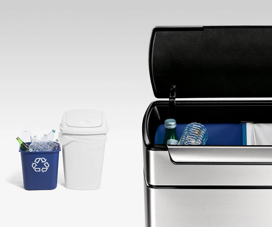 48L レクタンギュラー 分別タッチバーカン | Simplehuman