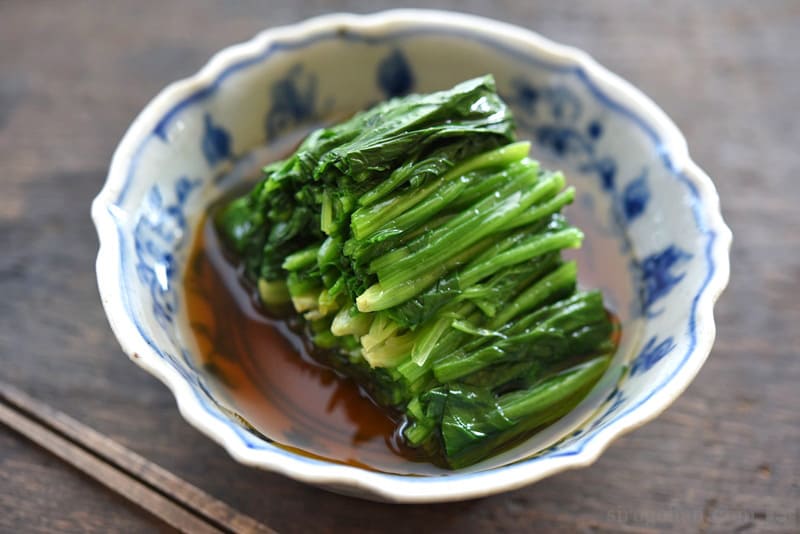 ほうれん草のおひたしのレシピ/作り方：白ごはん.com