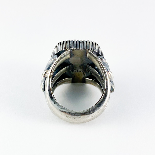 Blue wind original ring 259 | ターコイズ・メンズシルバー