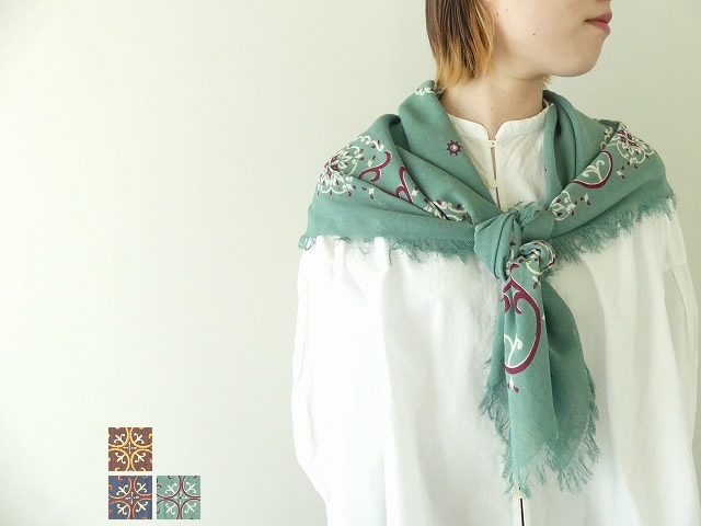 KAPITAL(キャピタル) 麻レーヨン フリンジストール ハバナナジャ(EK