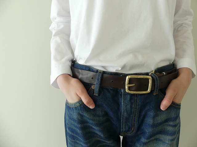 R＆D.M.Co-(オールドマンズテーラー) MONTANA LEATHER BELT(OLD6389