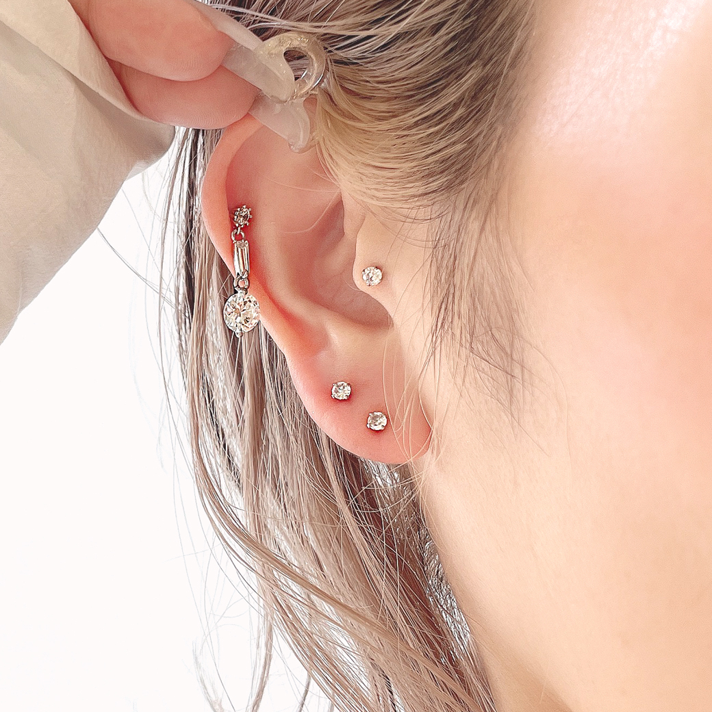 16G ］ 輝き溢れるラグジュアリーデザイン キュービックジルコニア