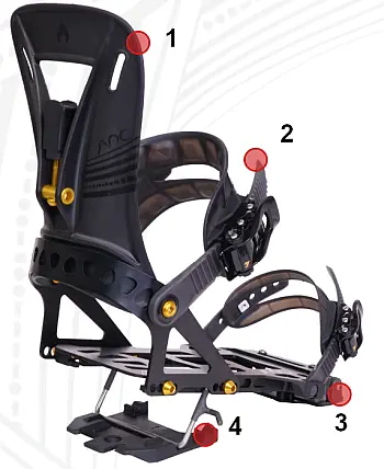 Spark Arc ST Splitboard Binding | Splitboards Europe English