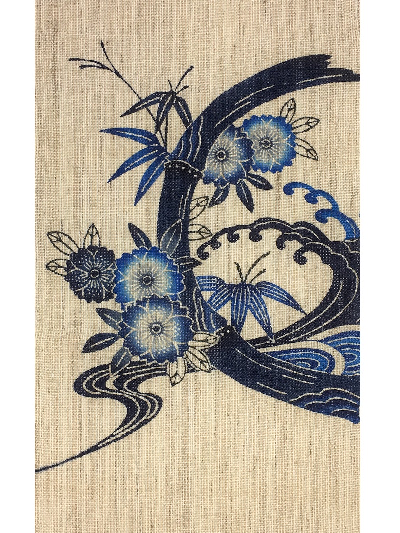 城間栄順 現代紅型の礎を切り開いた巨匠 と越後上布の競演｜着物