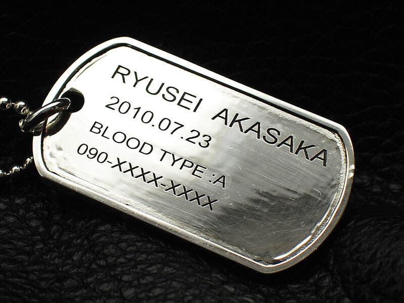 シルバー925ドッグタグ Stay Gold/DEFi MEANINGFUL CUSTOM JEWELRY