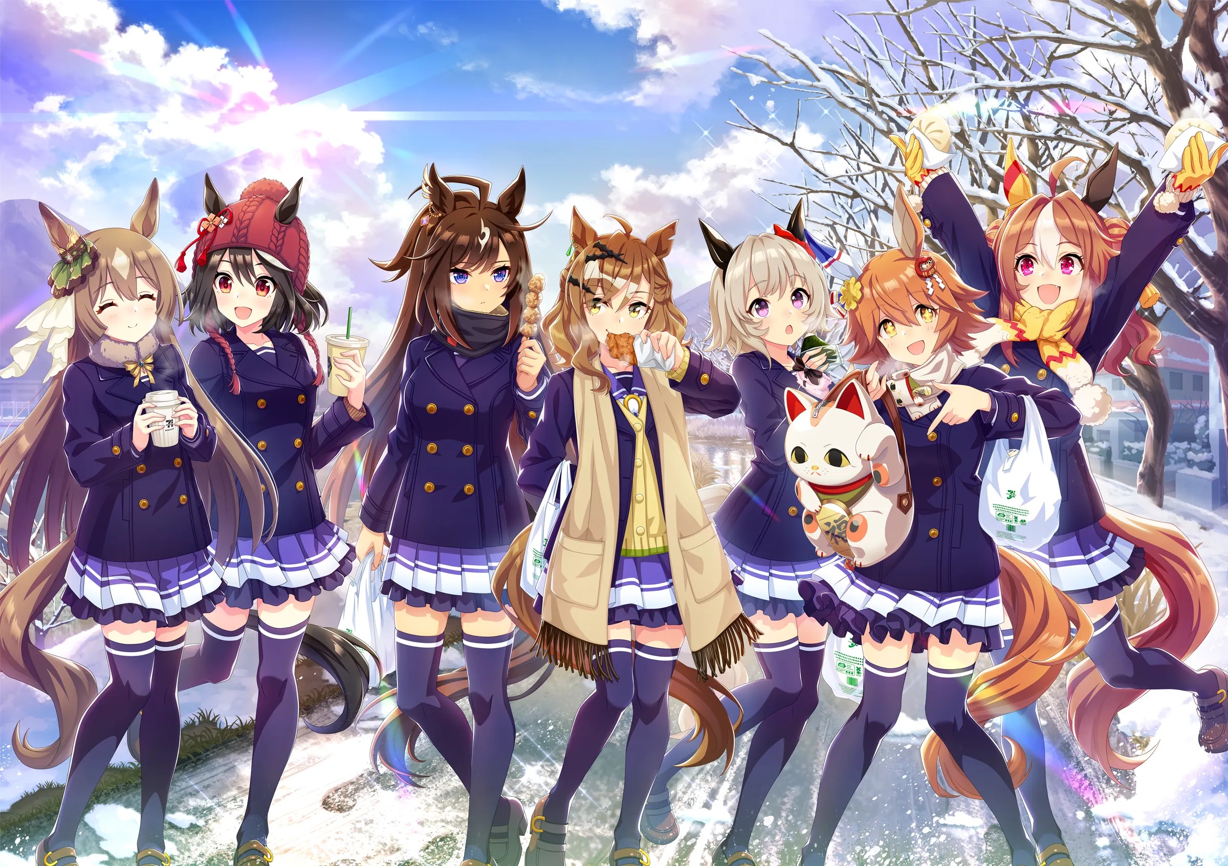 セブン×ウマ娘「3周年キャンペーン」開催、先着プレゼントはクリア