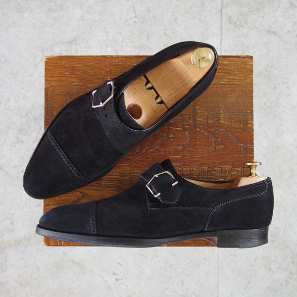 中古)ジョンロブ BRENTWOOD スエード モンクストラップ 2511ラスト