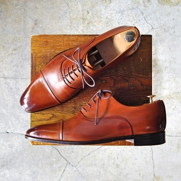 極上☆(スペイン製)マグナーニ SIZE 40【ボロネーゼ製法☆ストレート