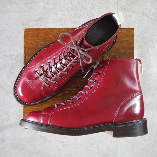 トリッカーズ SIZE 7【ポールスミス別注/モンキーブーツ/赤茶】 | 高級