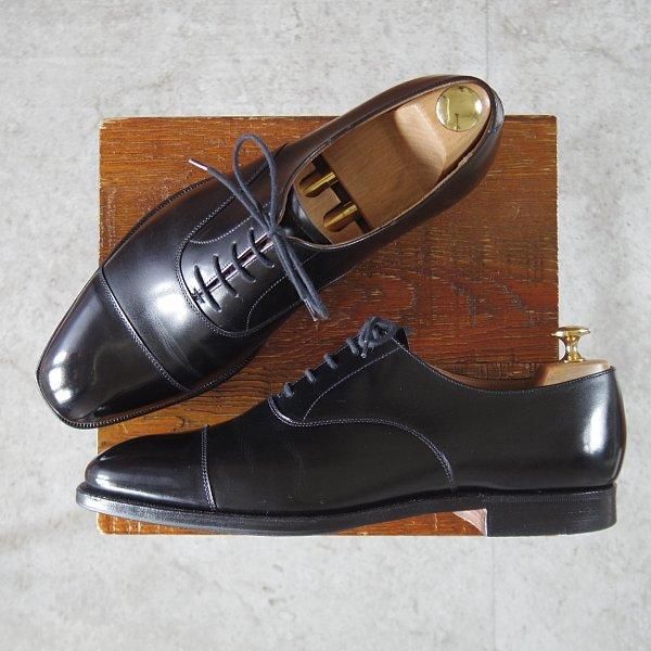 クロケット&ジョーンズ 8.5E【ストレートチップ/TEMPLE/黒】 | 高級