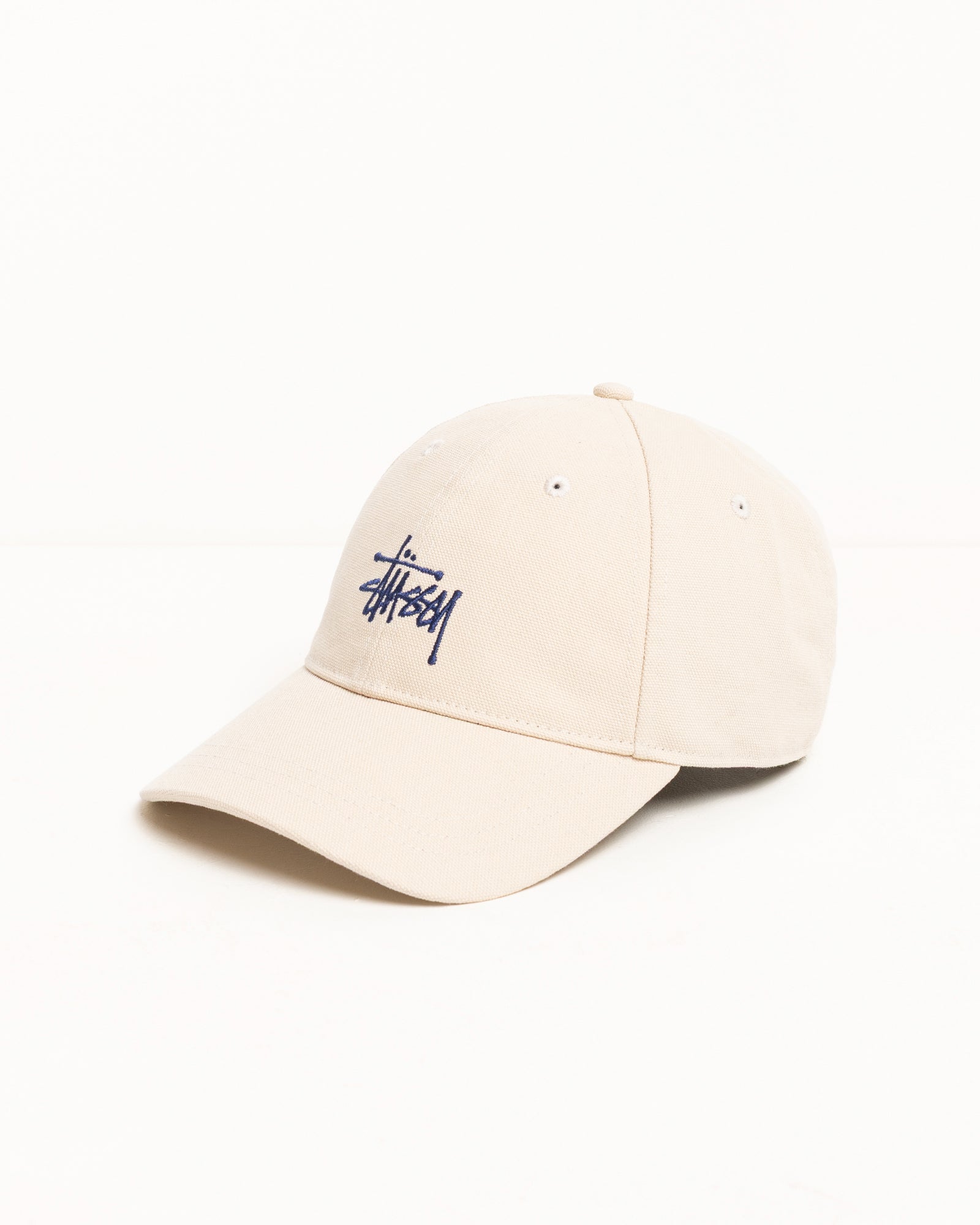 Basic Stüssy Cap Canvas – Tan | Headwear | Stüssy