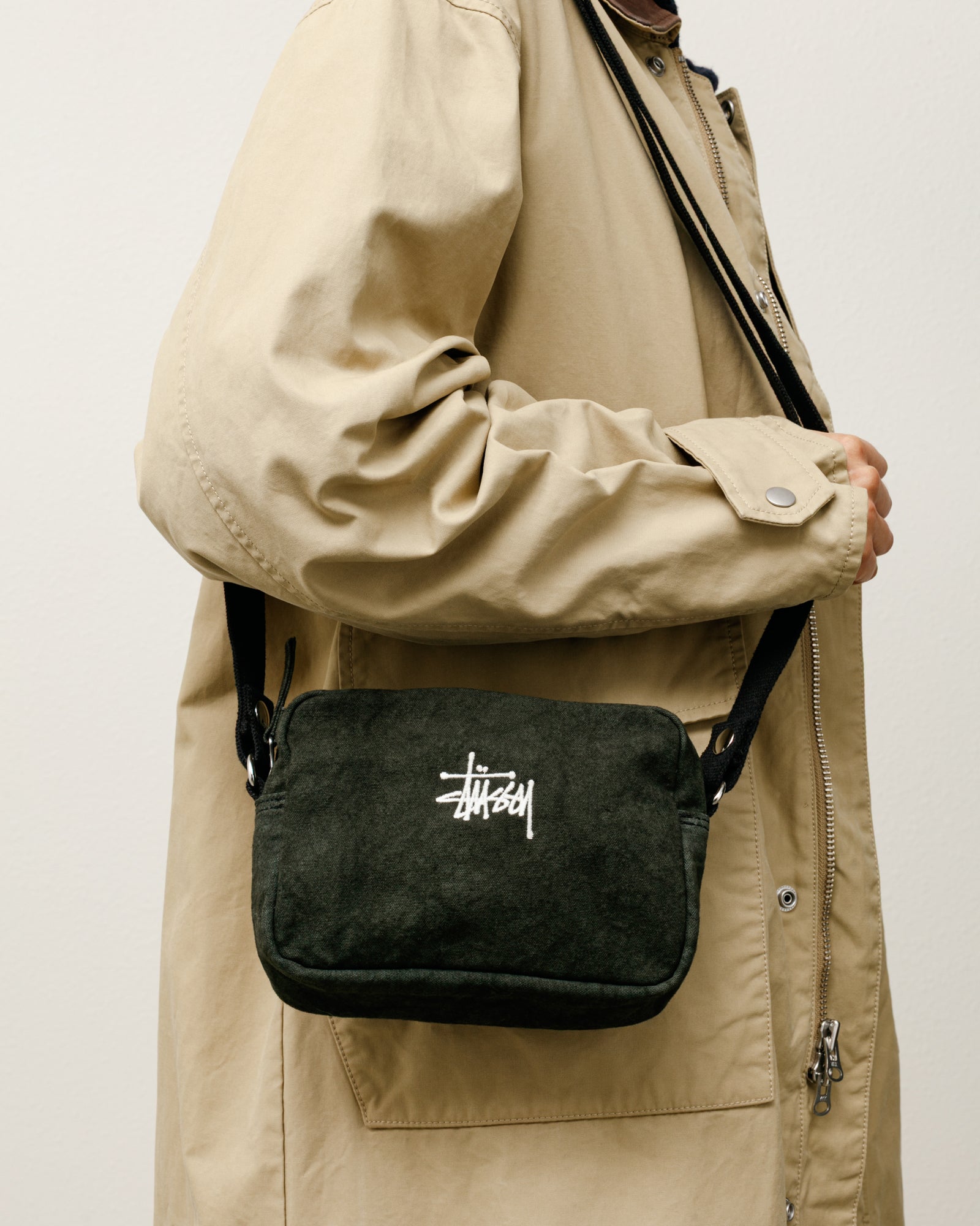Canvas Pouch – Washed Black | Accessories | Stüssy