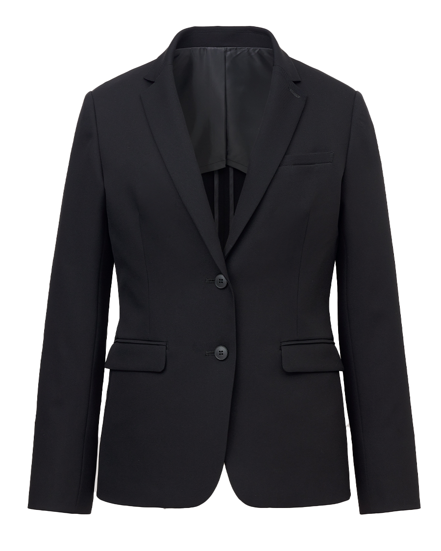 漆黒】長め丈 テーラードジャケット | ユニフォーム総合メーカーの