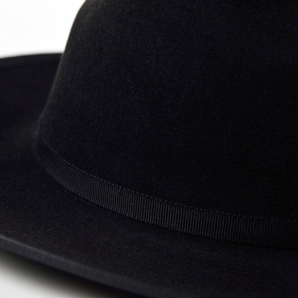 BEAVER FEDORA（ビーバー フェドラ）SH407 ブラック - STETSON Online Shop