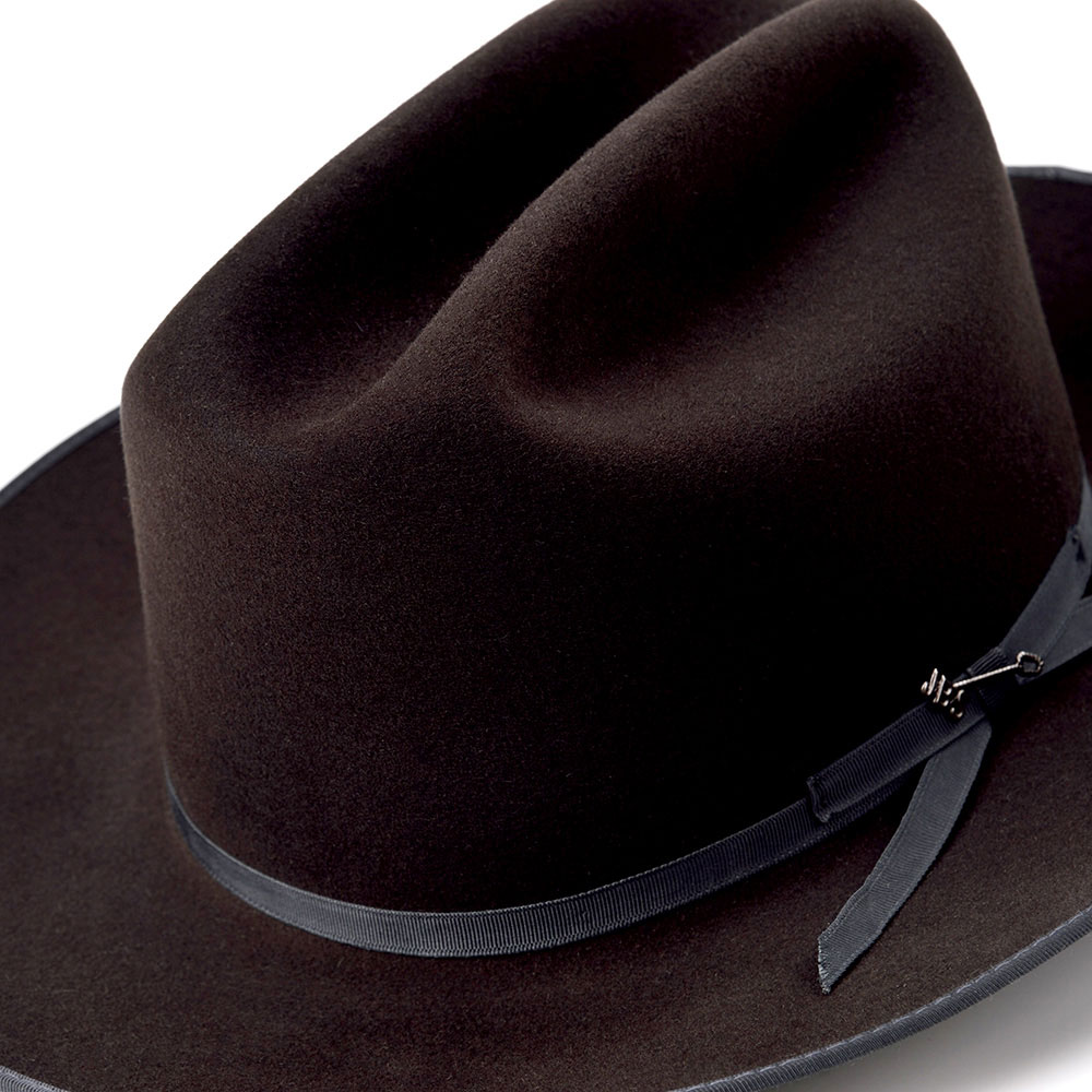 ステットソン オープンロード バッファロー フェルト ブラック 7 3/8