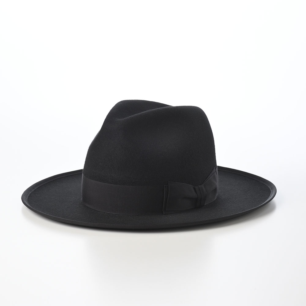 WOOL FELT LONG FLAT BRIM（ウールフェルト ロングフラットブリム