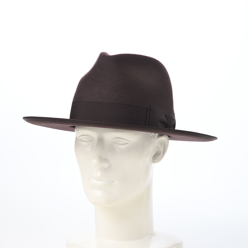 WOOL FELT LONG FLAT BRIM（ウールフェルト ロングフラットブリム