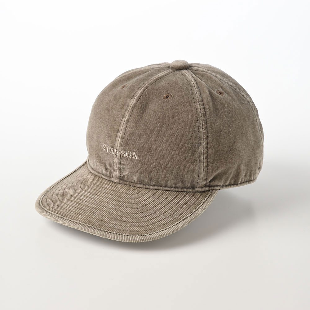 CORDUROY CAP（コーデュロイキャップ）SE127 ライトブラウン - STETSON