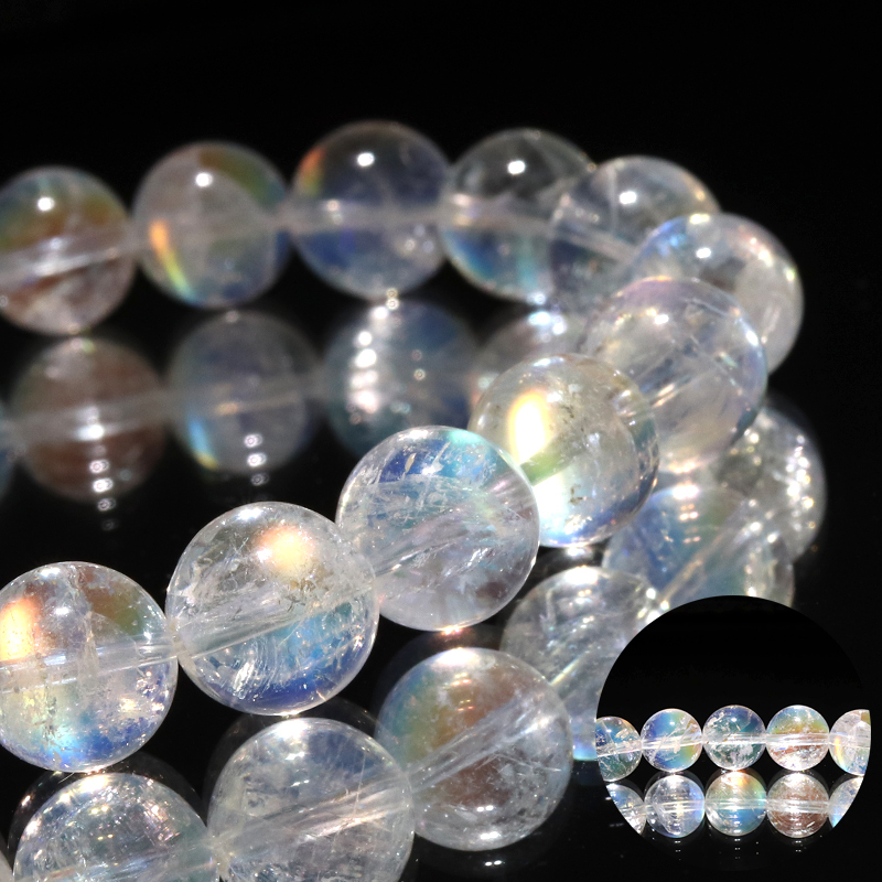 ブレス ホワイトラブラドライト(レインボームーンストーン