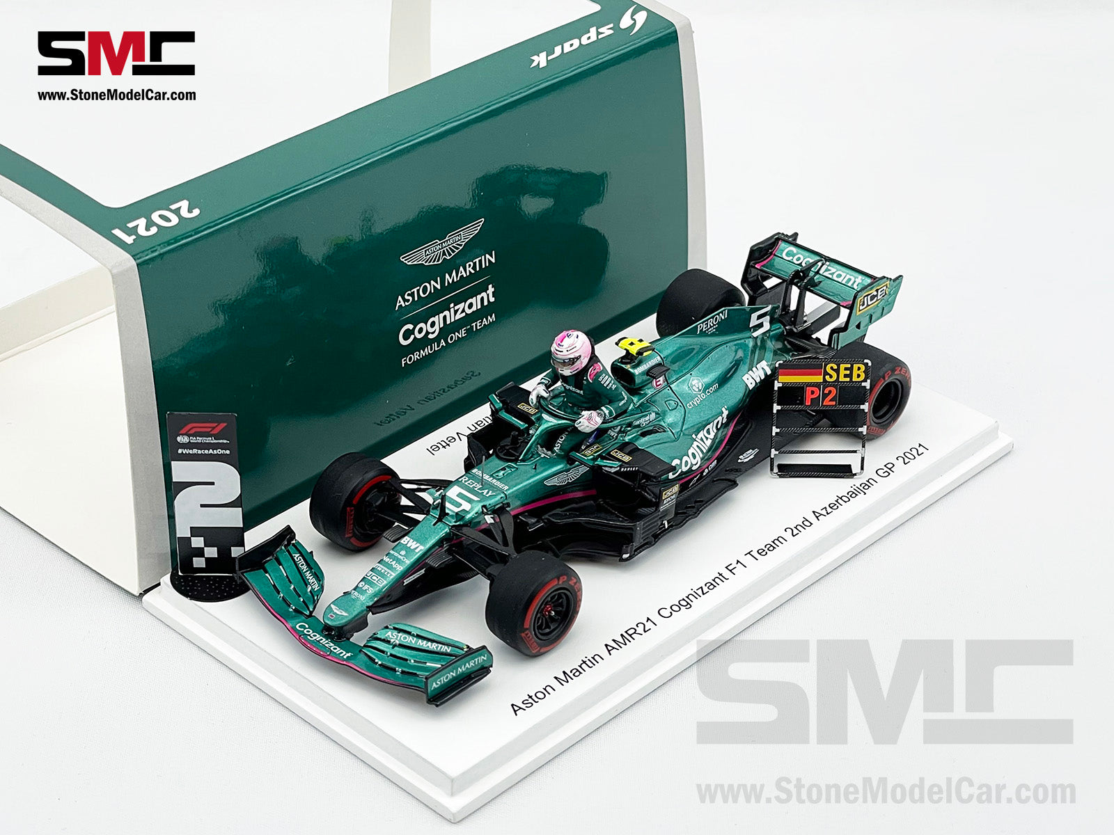 Aston Martin F1 AMR21 #5 Sebastian Vettel 2nd Azerbaijan GP 2021 1