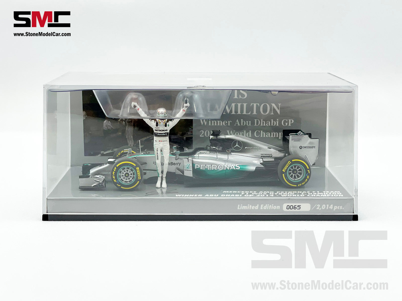2014 2x World Champion Mercedes F1 W05 #44 Lewis Hamilton Abu