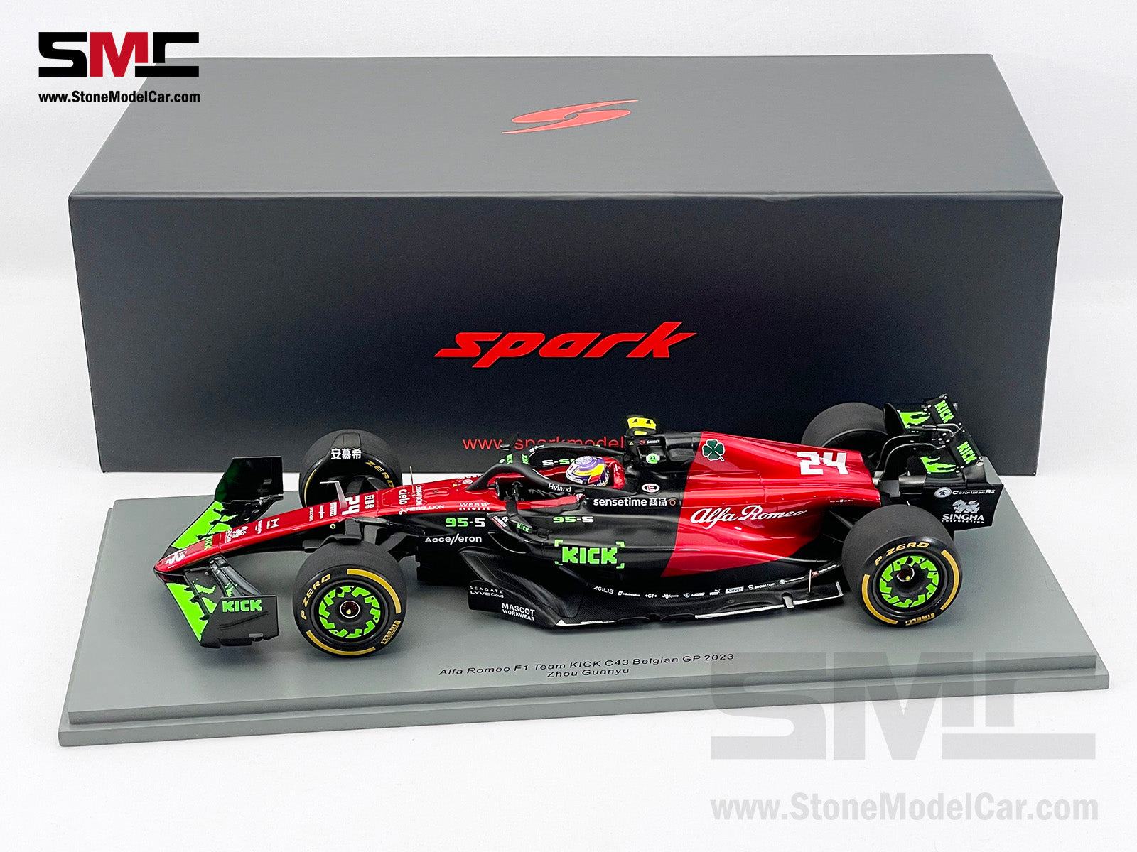 Alfa Romeo F1 C43 #24 Zhou Guanyu Belgian GP 2023 Special Livery