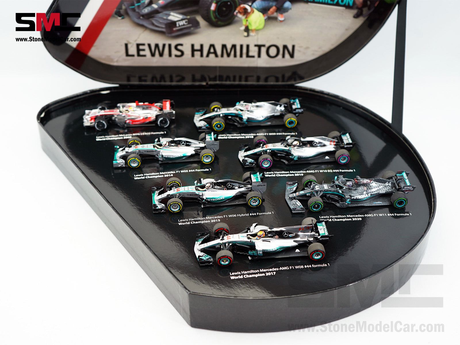 2020 7x World Champion Mercedes F1 #44 Lewis Hamilton 7-Car Set 1