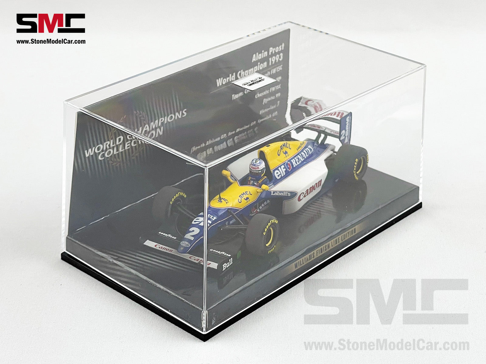 Williams F1 FW15C #2 Alain Prost 1993 World Champion 1:43