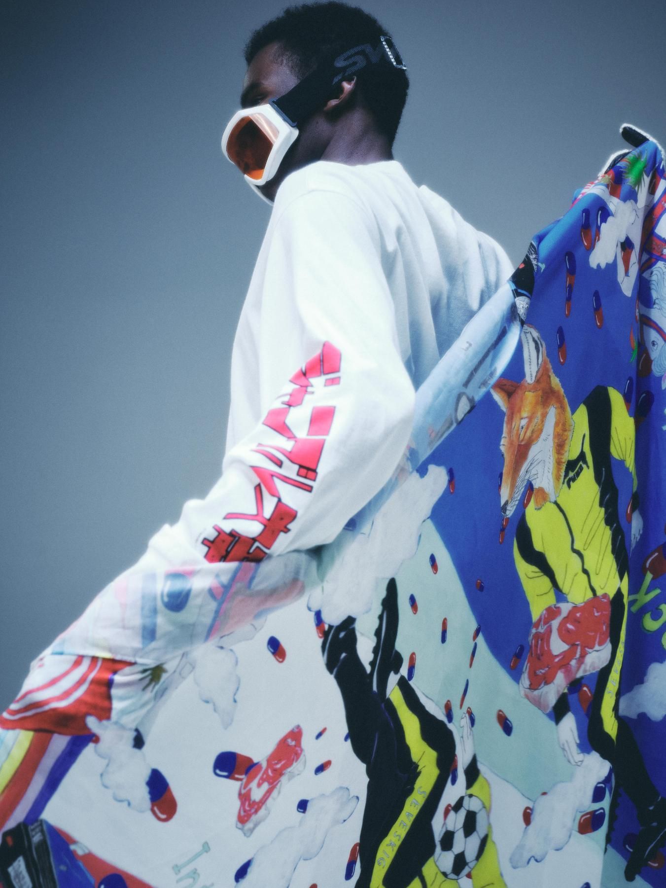 SEVESKIG - 【25SS】ジャングル大帝 コラボ ロングスリーブ Tシャツ