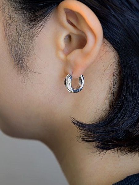 GARNI - 【取り寄せ】クロッケリー ダブル ピアス / Crockery Double