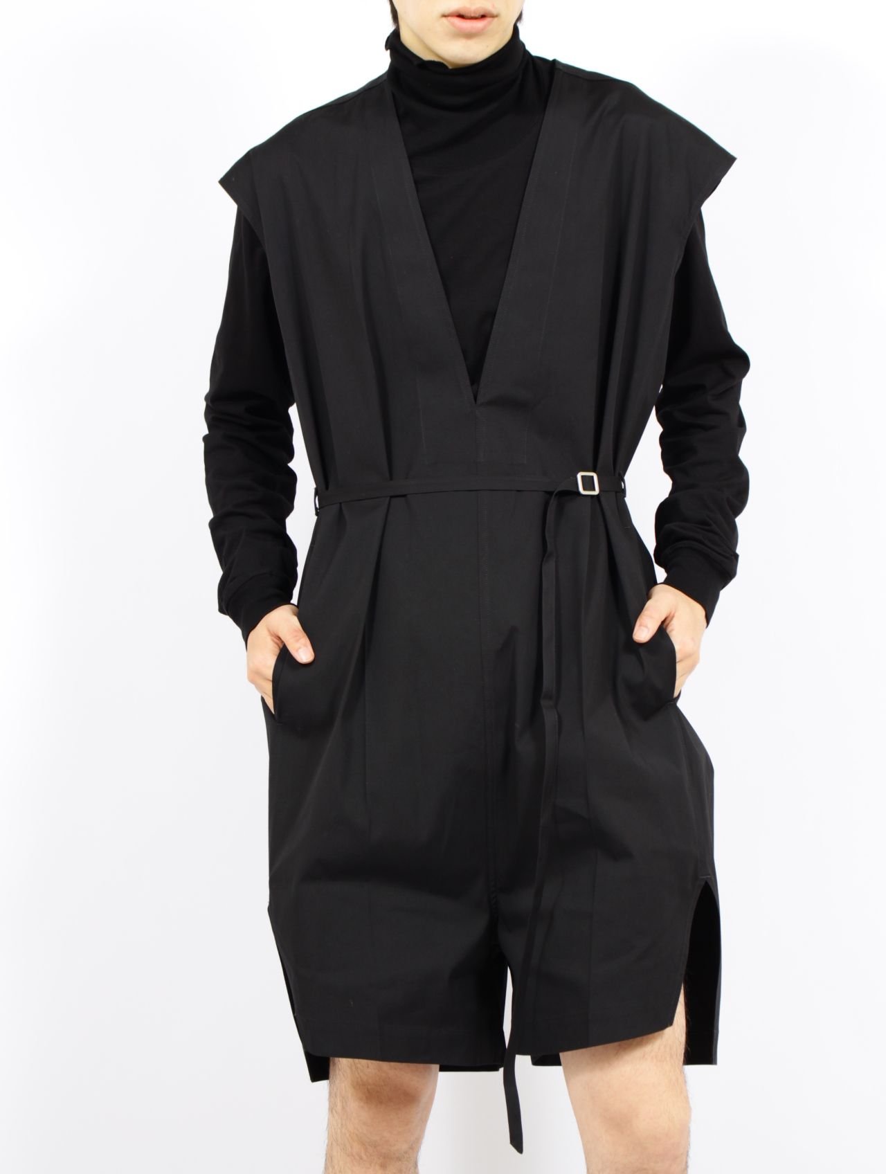 RICK OWENS - 【26SS】 スリーブレス ショート ジャンプスーツ / SL