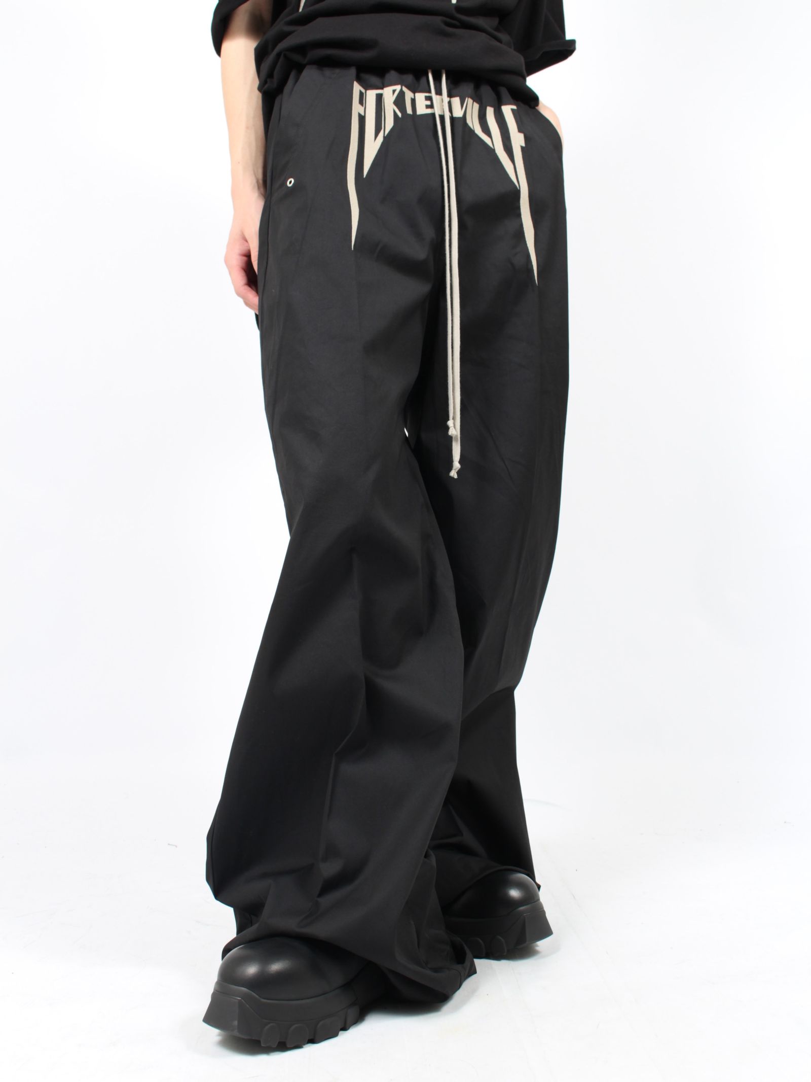 RICK OWENS - 【24AW】シーズンテーマ 刺繍 ワイド ベラパンツ