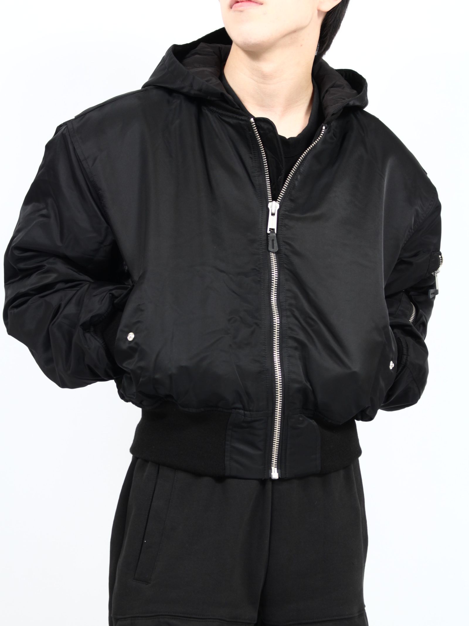 entire studios - 【25SS】フード ボンバー ジャケット / HOODED BROAD