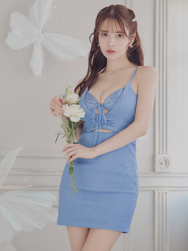 XSサイズあり【Glossy/グロッシー】バストレース/ リブ/ タイト/ ミニ