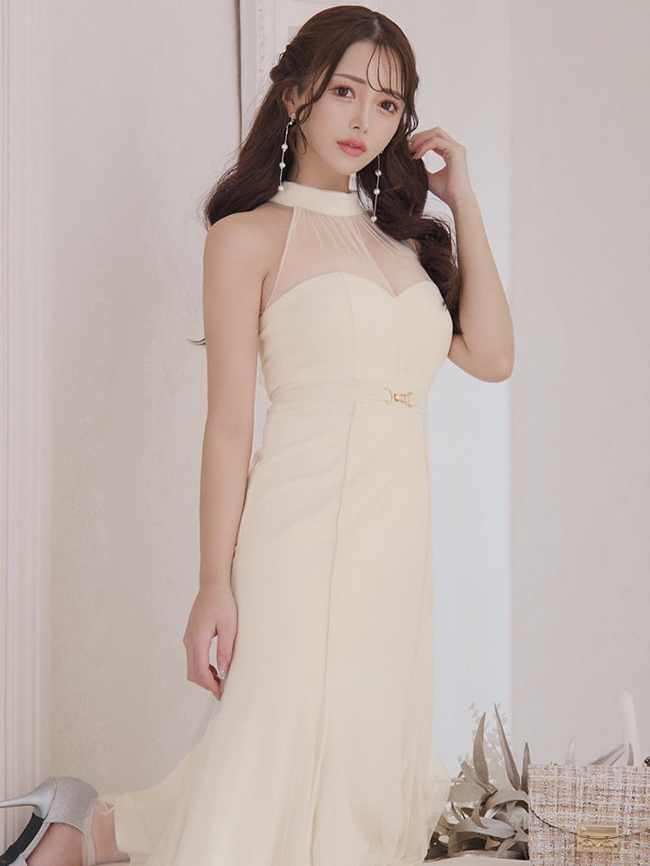 XS-Lサイズあり【DEA./ディア】シースルー/ ホルターネック/ チュール