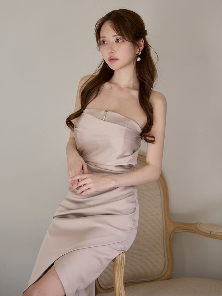 XSサイズあり【ANDY/アンディ】シンプル/ ワンカラー/ ベア/ サテン