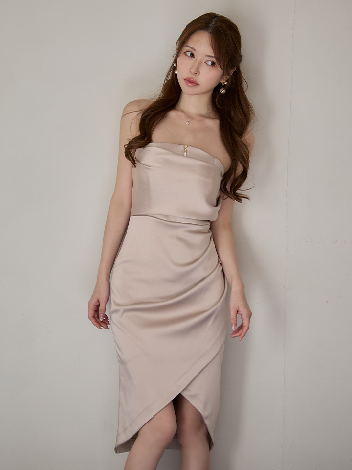 XSサイズあり【ANDY/アンディ】シンプル/ ワンカラー/ ベア/ サテン