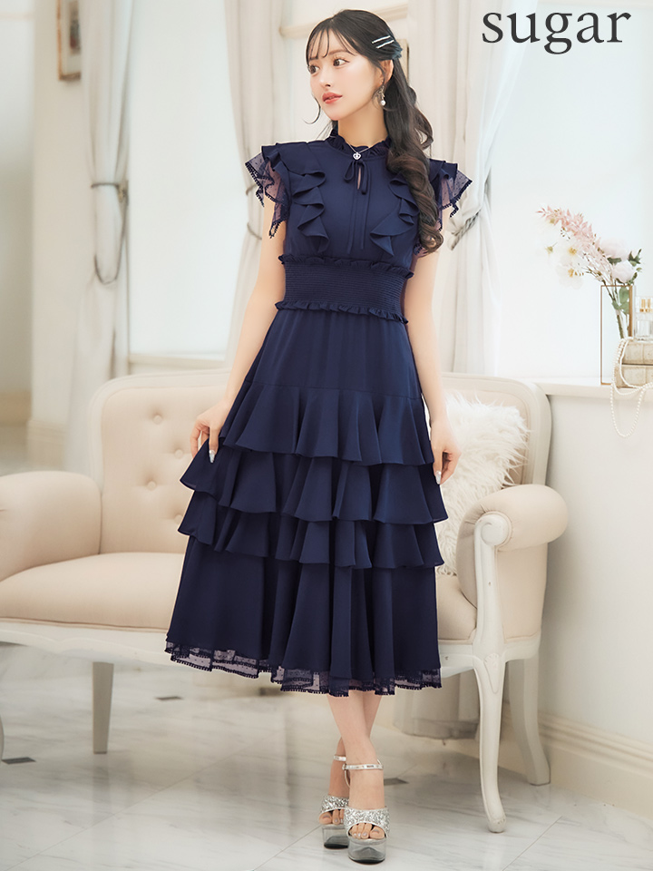 XS-Lサイズあり【SETTAN/セッタン】ハイネック/ リボン/ シアー