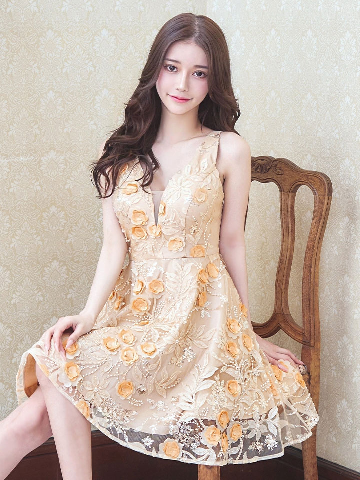 XS-Lサイズあり【Donia Quinn / ドニアクイーン】 立体フラワー